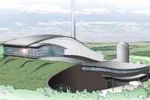 An artist's impression of the proposed Allerton Park EfW