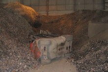 The forklift overturned on April 26 2010