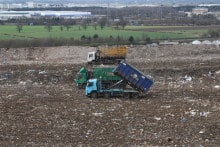 Around 2,000 lorries delivered to the site at its peak