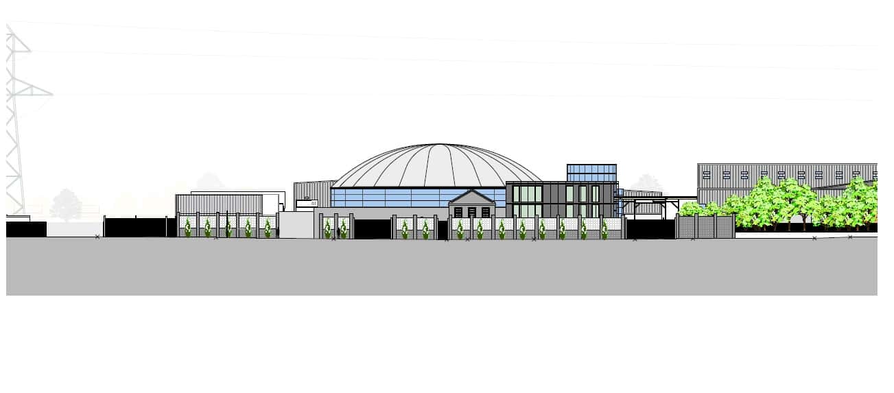 An artist's impression of the Southport facility
