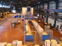 Sale looms: white goods in the Baker plant at St Helens