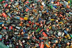There are six batteries compliance schemes responsible for collecting waste portable batteries for recycling