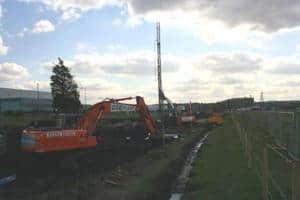 Work on access to the Belvedere site began in January 2008, paving the way to Costain being able to start work on the site's main buildings