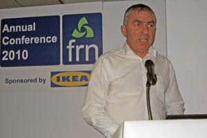 IKEA UK environment manager Charlie Browne outlined the work the furniture manufacturer has been doing at the FRN Conference 2010