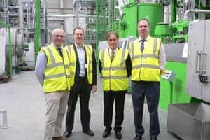 (l-r) Andrew Smith, Bedfordshire county council; Chris Carvell, Milton Keynes; Philip Serfaty, Community Waste; and, Martyn Jarvis, Aylesbury Vale district council