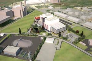 An artist’s impression of the proposed Willows Power and Recycling Centre which is set to be built near King’s Lynn in Norfolk