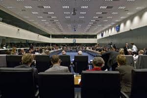 The Council of Ministers approve the revised Waste Framework Directive. picture courtesy of the Council of the European Union