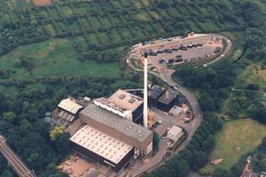 Incinerator bottom ash is produced by the combustion of waste at facilities such as this one in Coventry, where all bottom ash is sent for recycling