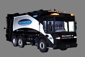 The new Olympus is the first new collection vehicle body designed by Dennis Eagle in eight years