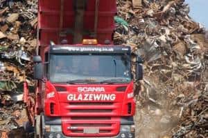 Glazewing's metal recycling site near Kings Lynn