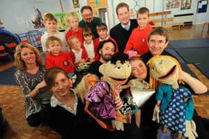 The ‘Happy Bins’ puppets aim to promote recycling in Cambridgeshire primary schools