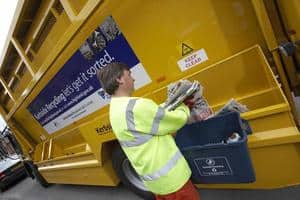 Kerbside recycling collections in the Highlands are among the services to have been affected by the industrial action