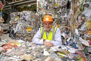 Greenstar UK chief executive Ian Wakelin at the company's new MRF outside Birmingham