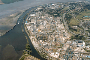 The proposed site for the energy from waste plant in Cheshire