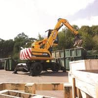 The JCB JS20MH has been designed specifically for the waste and recycling sector