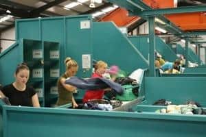Textiles collected by JMP Wilcox's expanded textile bank network will be dealt with at the company's Bilston works