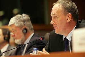 Slovenian minister Janez Podobnik faces MEPs on the European environment commitee