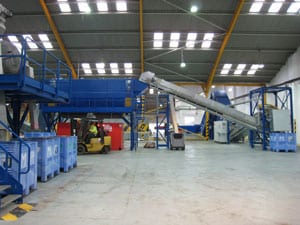 The Biffa Polymers plant is said to be the first dedicated mixed plastic reprocessing plant in the UK