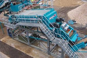 DUO intends to install a wash and water treatment plant such as the Powerscrub 120R to aid Network Rail in its efforts to recycle used track ballast