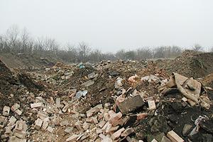 Mr Dhaliwal's company was caught dumping waste at this site near the Heston motorway service station