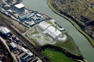 An artist's impression of the planned Newhaven energy from waste incinerator on which AE&E is providing the technology to Veolia