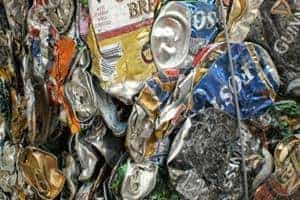 Aluminium cans sent for reprocessing by Novelis