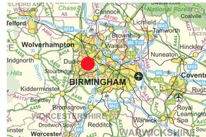 The proposed EMR site is at Oldbury near Birmingham