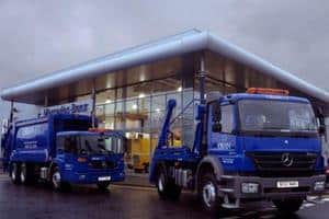 Oran Waste UK's new Mercedes-Benz trucks
