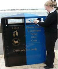 The dual bins have allowed the borough of Poole to offer on-street recycling services to residents