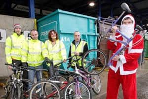 Premier Waste is encouraging householders to take their old bikes and Christmas trees to its HWRCs in the North-East this Christmas