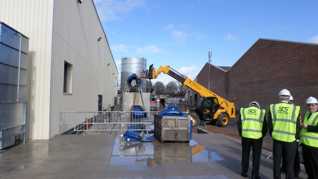 The rotating drum dryer is due to be completed in March