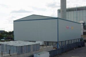The South East London Combined Heat and Power Plant (SELCHP) in Deptford, which will provide heating to homes in South London