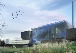 Artist's impression of the Suffolk EfW which is expected to be operational by December 2014