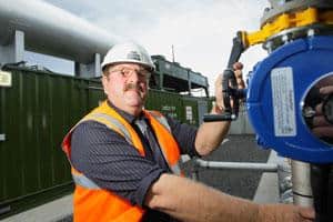 Bob Thompson, north east operations manager for SITA Power, at the new £1.9milion electricity generating facility on site