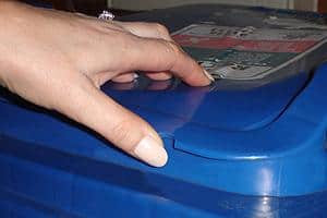 Titan Environmental's tactile bin lids are adapted from conventional lids to enable them to be read by the blind