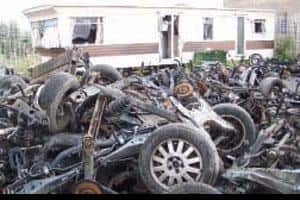 ELVs uncovered by the Environment Agency during its inspection of VW Warehouse in Accrington