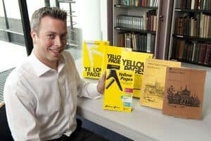 Phil Johnson, head of printed product management at Yell, with the new directory