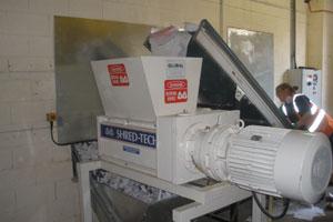 The document shredder will be used to help Yorwaste customers dispose of confidential material safely
