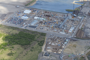 The 350,000 tonne capacity Air Products gasification plant will cost an estimated 320 million