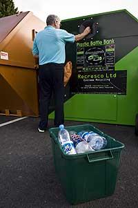 Recresco has drafted in 40 plastic bottle banks to help residents in Gloucestershire recycle
