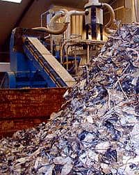 Environcom's plant, pictured here before the fire, had the capacity to deal with 260,000 tonnes of general WEEE