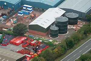 Greenfinch's anaerobic digester - one of the operational demonstrator sites in Shropshire