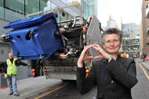 Tess Mavrogordato, chief executive of inmidtown, launches the initiative to drive down commercial waste to landfill in three central London districts