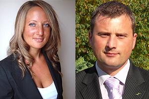 Michael Yannakoyorgos and Esther Kirby aim to secure more recovered material from councils and waste firms