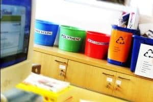 Recycling rates among businesses have risen to an average of 52%