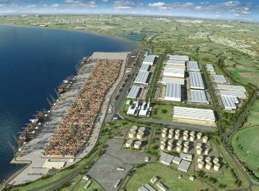 Image of how the port in operation at the end of 2013