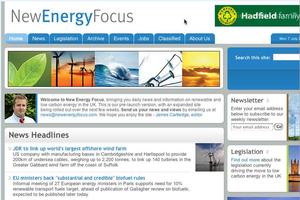 Renewable energy: NewEnergyFocus will be providing a daily news service