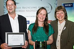 Members of the Sundance group with minister Jane Davidson (left)