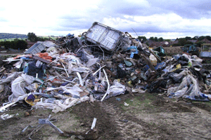 Albert Skip Hire Ltd was fined 100,000 for waste offences including depositing waste without a permit