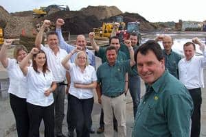 The team at Eco Sustainable Solutions celebrate winning Dorset's composting contract